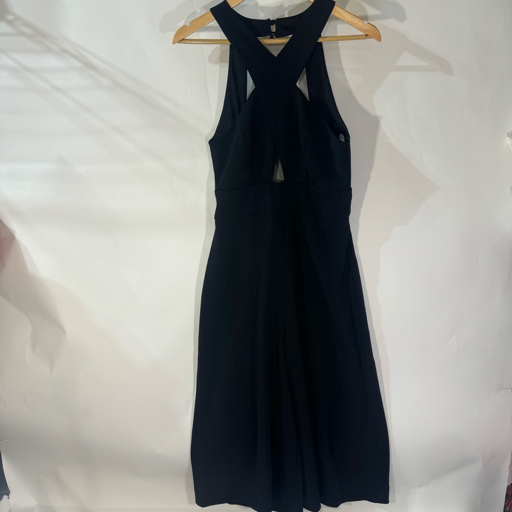 Issue New York Black Sleeveless Midi Dress
